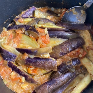 茄子とトマトのカレー